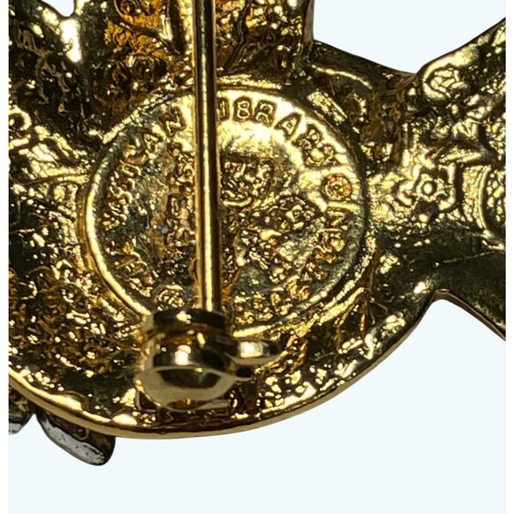 Vatican Library Collection Dove with Olive Branch Pin Brooch - Picture 8 of 9